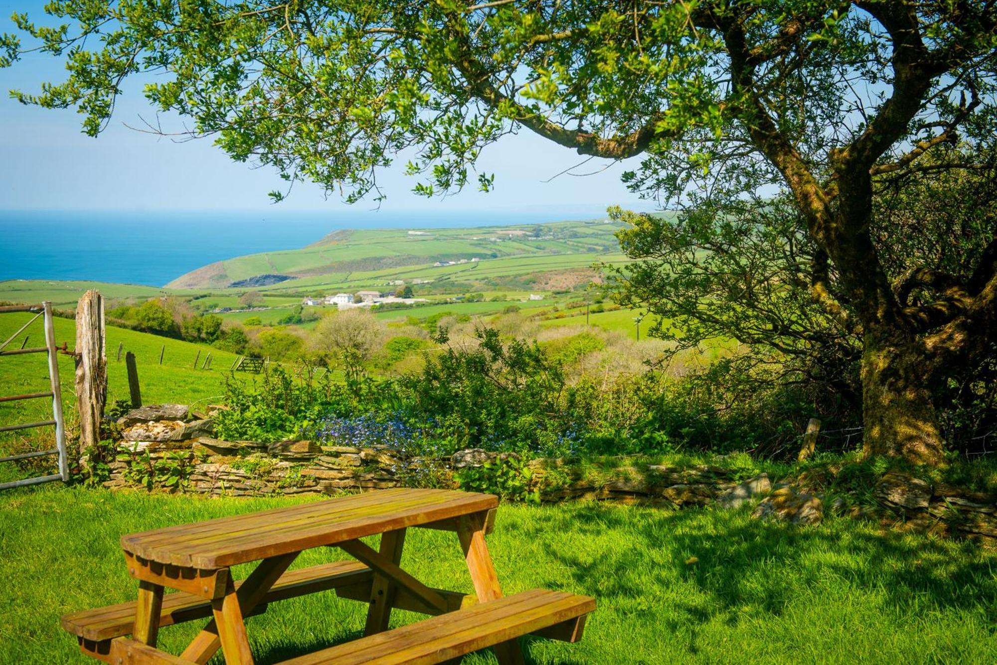Polrunny Farm Elderberry Cottage With Sea View Boscastle Eksteriør bilde